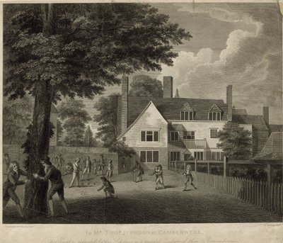 Schule von Dr. Thomas Jephson, Camberwell, London von English School