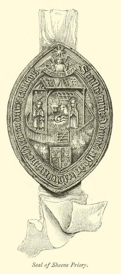 Siegel des Sheene-Priorats von English School