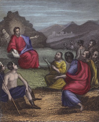 Siehe Gottes eigener Sohn ein Prediger steht ... von English School