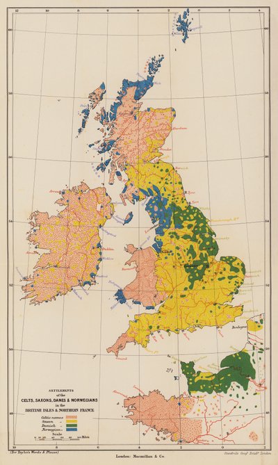Siedlungsnamen auf den Britischen Inseln und in Nordfrankreich von English School