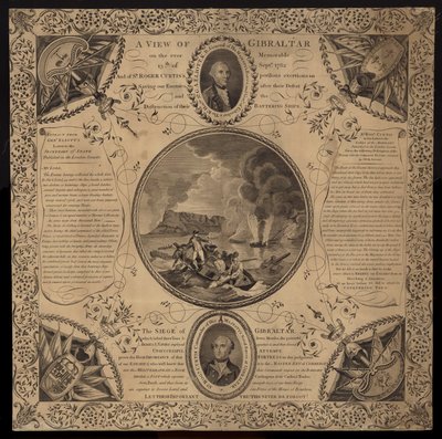 Belagerung von Gibraltar, 1779-1783 von English School