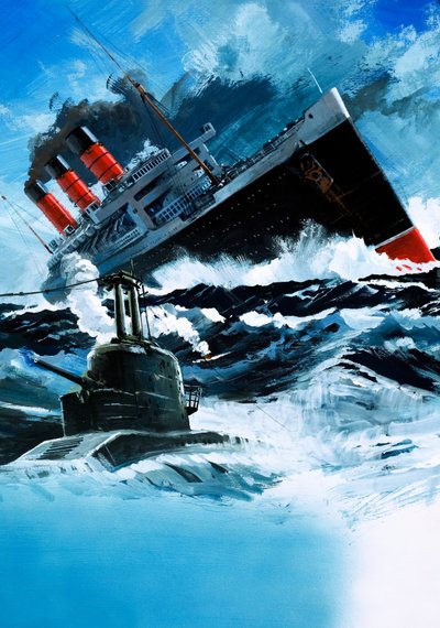 Das Sinken der Lusitania von English School