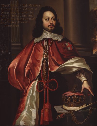 Sir Edward Walker, Garter King of Arms von English School