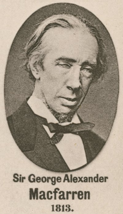 Sir George Alexander MacFarren (Gravur) von English School