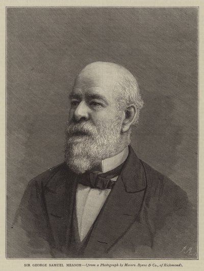 Sir George Samuel Measom (Gravur) von English School