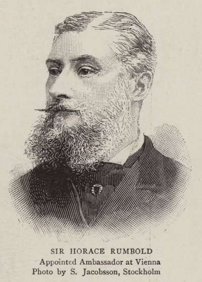 Sir Horace Rumbold (Gravur) von English School