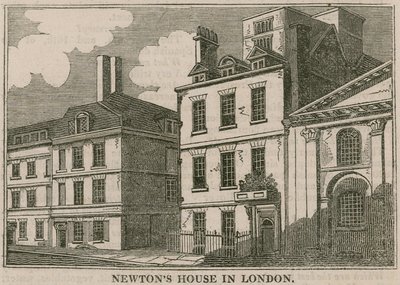 Sir Isaac Newtons Haus, St Martins Street, Leicester Square, London von English School