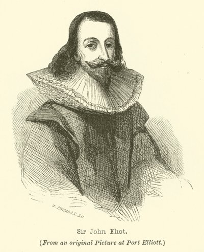Sir John Eliot (Gravur) von English School