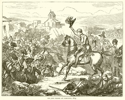Sir John Moore in Corunna, 1809 von English School