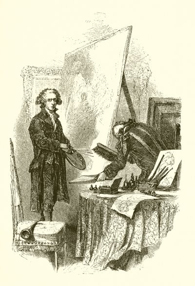 Sir Joshua Reynolds in Blenheim von English School
