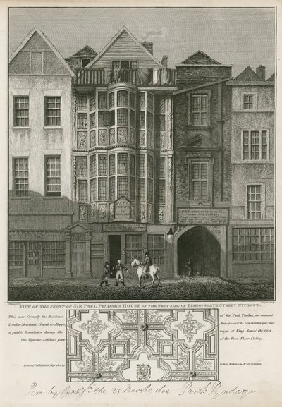 Haus von Sir Paul Pindar, Bishopsgate von English School