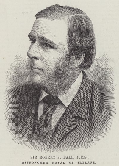 Sir Robert S Ball, FRS, Astronomer Royal of Ireland (Stich) von English School
