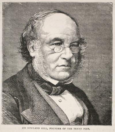 Sir Rowland Hill, Gründer der Penny Post von English School