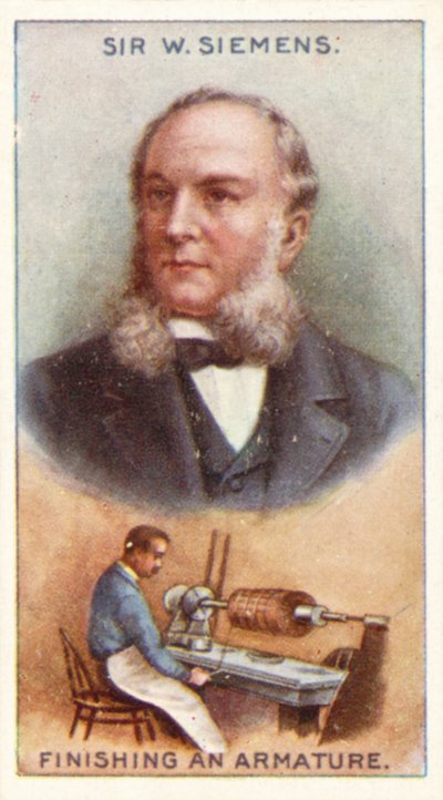 Sir William Siemens, beendet einen Anker von English School