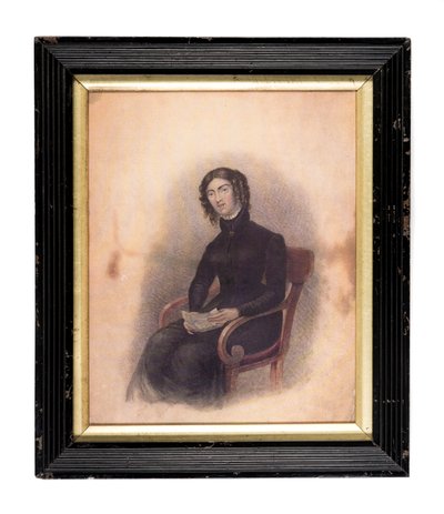 Skizze von Anne Lister von Shibden Hall von English School