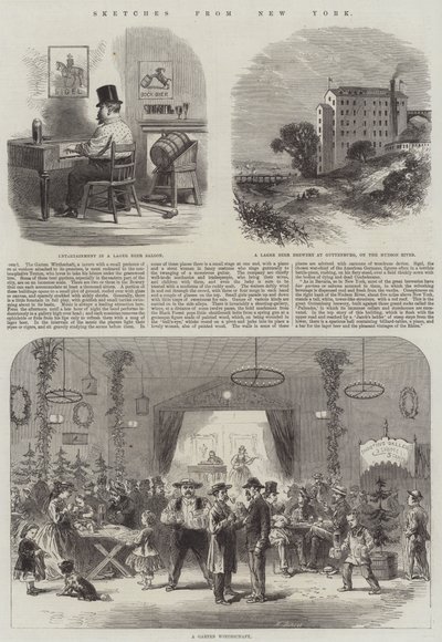Skizzen aus New York (Stich) von English School