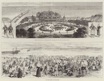 Skizzen von Boulogne (Gravur) von English School