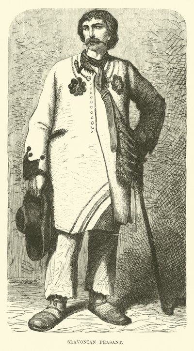 Slawonischer Bauer (Gravur) von English School