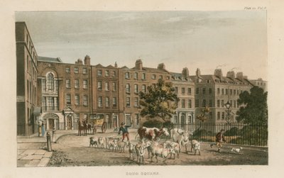 Soho Square, Blick nach Westen von English School