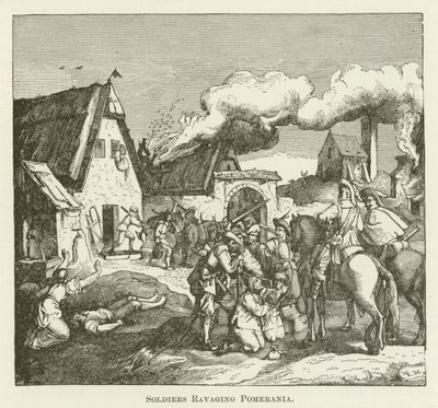 Soldaten verwüsten Pommern von English School