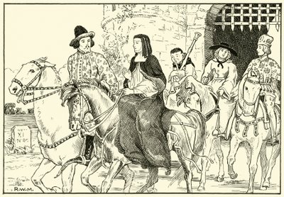 Einige der Canterbury-Pilger von English School