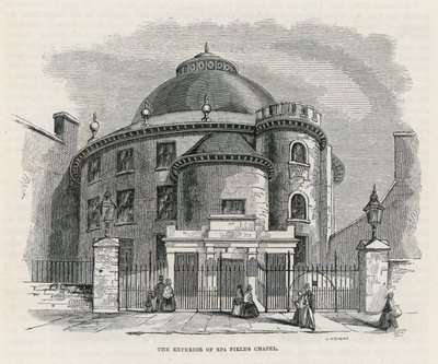 Spa Fields Kapelle, Clerkenwell von English School
