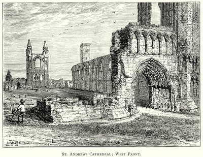 St. Andrews Kathedrale: Westfront von English School