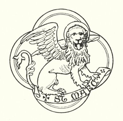 St. Markus (Gravur) von English School