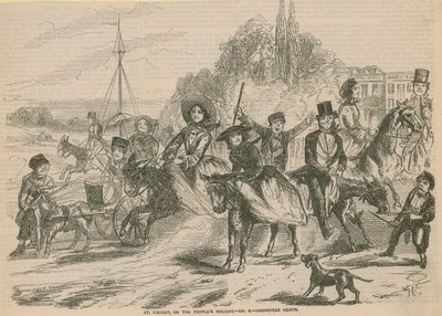 St. Montag oder der Feiertag der Menschen auf Hampstead Heath von English School