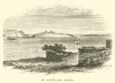 St. Pauls Bucht, Malta von English School