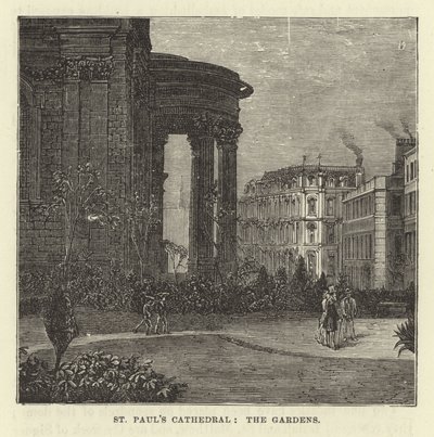 St. Pauls Kathedrale, die Gärten von English School
