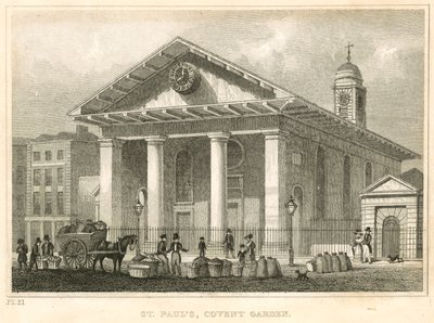 St. Pauls, Covent Garden, London von English School