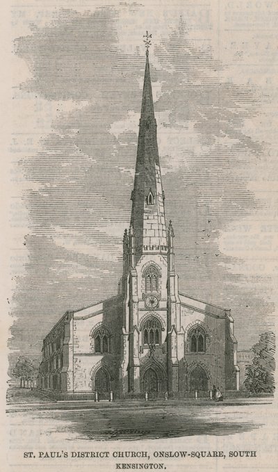 St Pauls Bezirkskirche, Onslow Square, South Kensington von English School