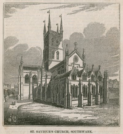 St. Saviours Kirche, Southwark, Surrey von English School