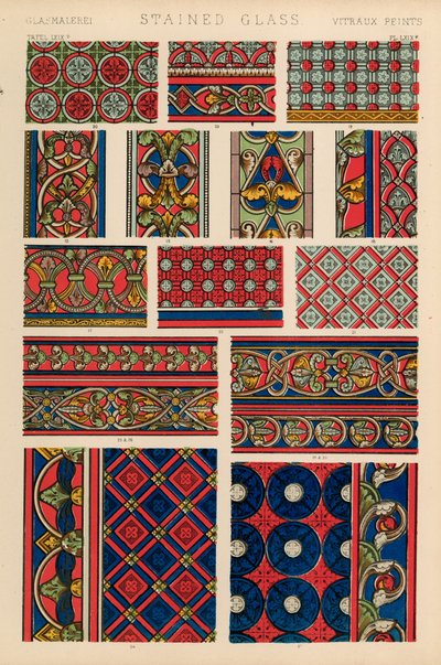 Buntglas von English School