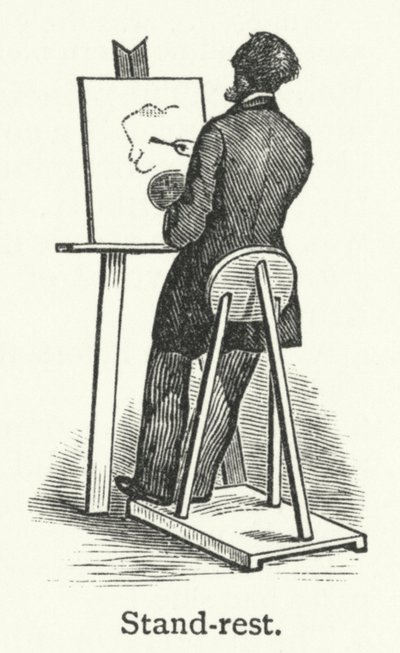 Ständer-Rest (Gravur) von English School