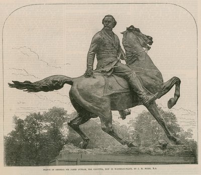 Statue von General Sir James Outram, für Kalkutta, jetzt am Waterloo Place von English School