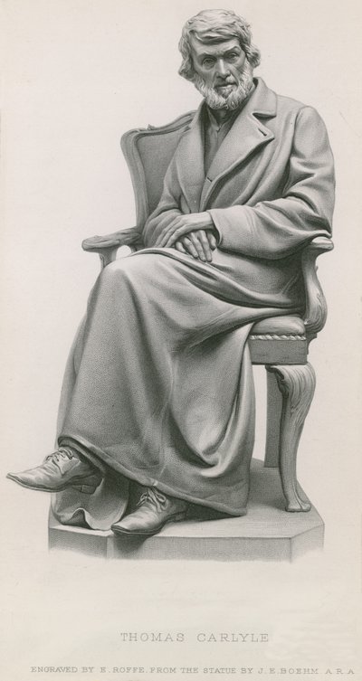 Statue von Thomas Carlyle von English School
