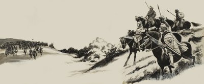 Geschichtsillustration von English School