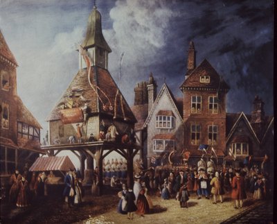 Stratford-on-Avon, Shakespeare-Jubiläum 1769 am High Cross von English School