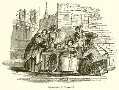 Straßenkaffeestand von English School