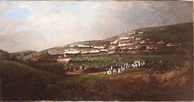 Sunderland, Rennen bei Tunstall Hope, um 1835-40 von English School