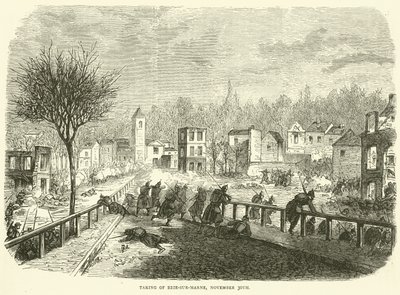 Einnahme von Brie-sur-Marne, 30. November, November 1870 von English School