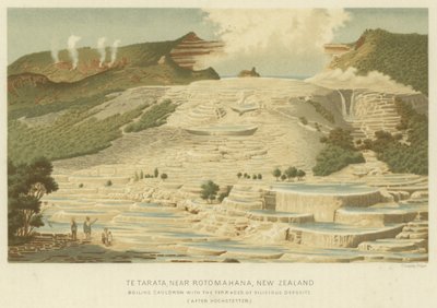 Te Tarata, bei Rotomahana, Neuseeland von English School