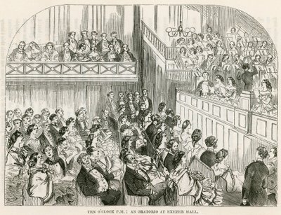 Zehn Uhr abends: Ein Oratorium in der Exeter Hall von English School