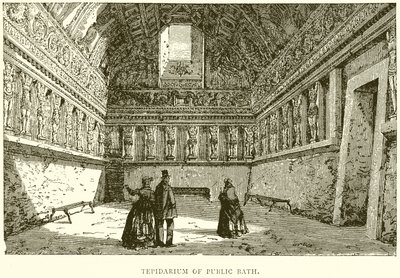 Tepidarium des öffentlichen Bades von English School