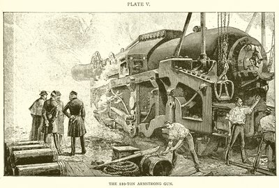 Die 110-Tonnen-Armstrong-Kanone von English School