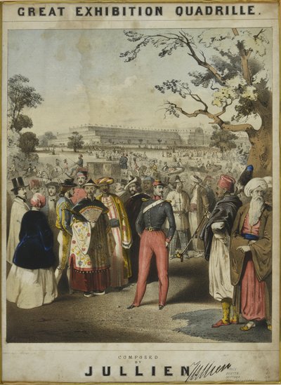 Die 1851 Union Polka. Respektvoll gewidmet dem mechanischen Genie aller Nationen von J.G. Jones, Meister der Band 16th Queens Lancers, 1851 von English School