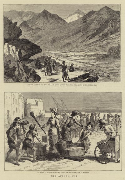 Der Afghanische Krieg (Stich) von English School