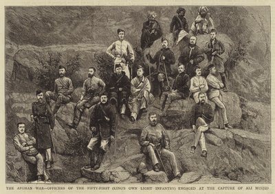 Der Afghanische Krieg, Offiziere des Einundfünfzigsten (King